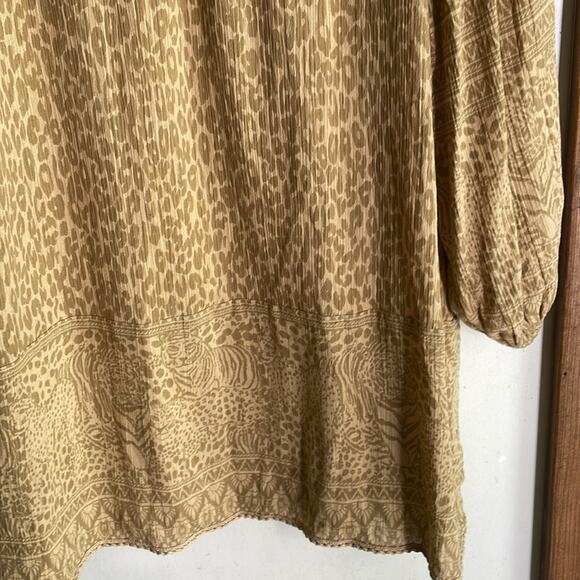 Spell Wild Thing Tunic Dress in Mustard - Picture 12 of 16